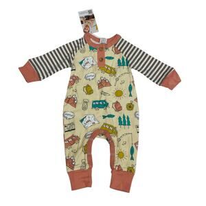 NWT Tesa Babe 0-3M Big Adventure Romper